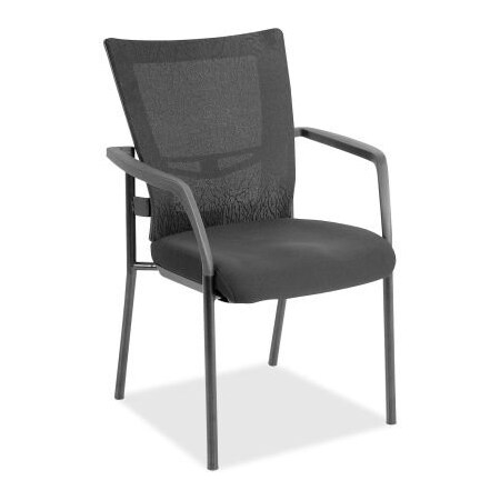 Lorell Lorell Mesh Back Guest Chair - Black 85566